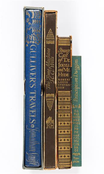 WILLIAM ADDISON DWIGGINS (1880-1956).  [LITERATURE & BOOK DESIGN]. Group of approximately 32 books & ephemera. Sizes vary.